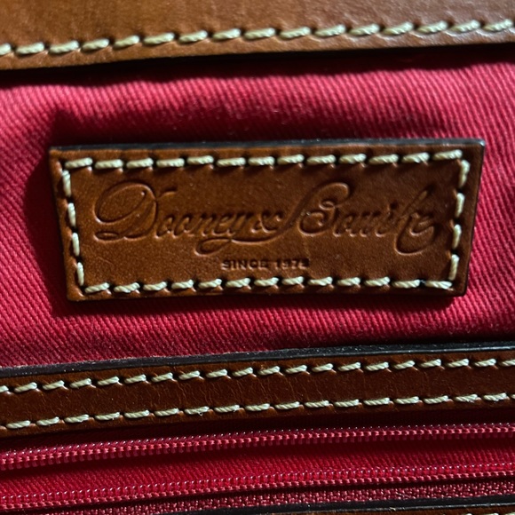 Dooney & Bourke Navy/Green Plaid Purse - Picture 9 of 10